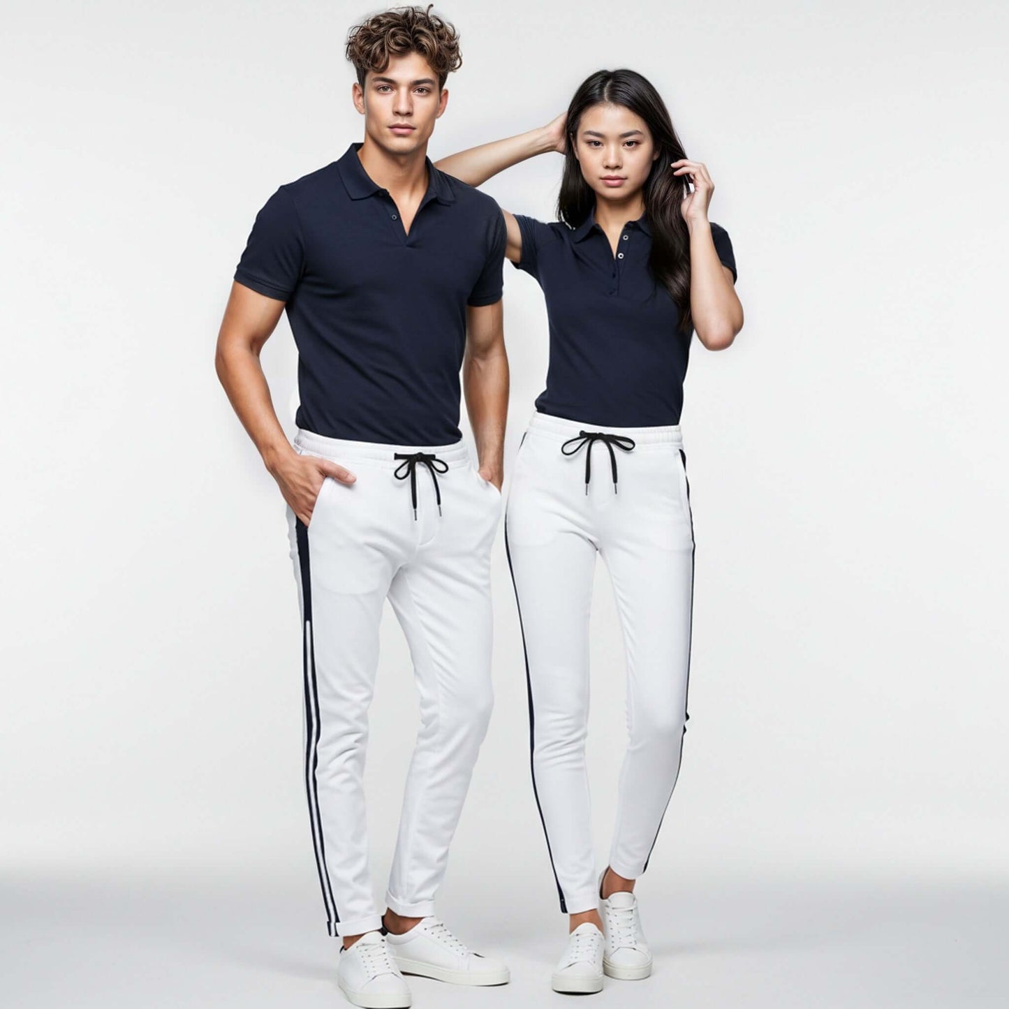 Zaraf's Navy Stripe Trousers