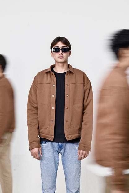 Cozy Core Jacket (Brown)